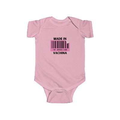 Made In Vachina,  Funny Onesie, Baby shirt, Baby One Piece Shirt, Funny Baby Shower Gift,Gag, Gift for baby, Funny baby shirt