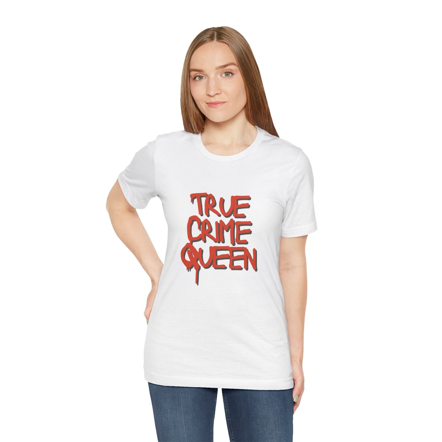 True Crime Queen Shirt, Halloween T-Shirt, Spooky Crime Gift