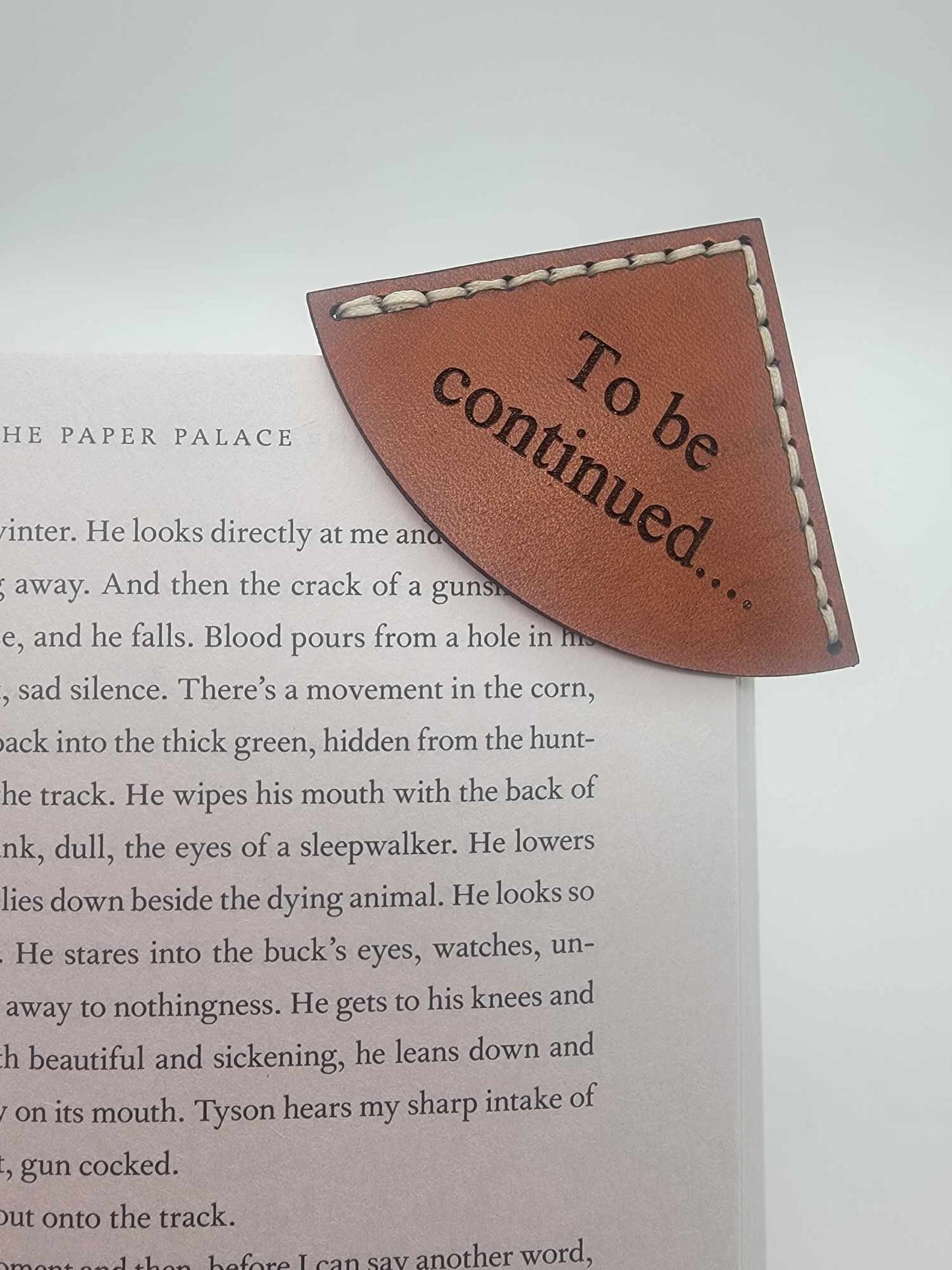Bookmark, Leather Corner Bookmarks, Book Lover Gift