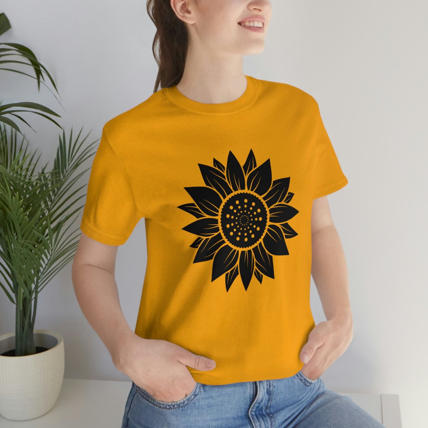 Sunflower Shirt, Floral Tee Shirt, Flower Shirt, Garden Shirt, Womens Summer Shirt, Sunflower Tshirt Sunflower Shirts, Good Vibes