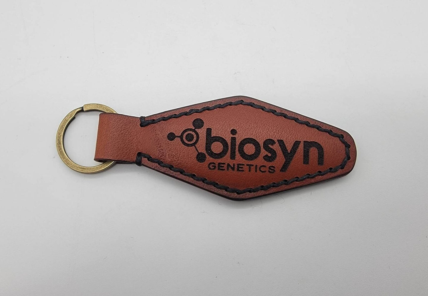 Biosyn Leather Keychain