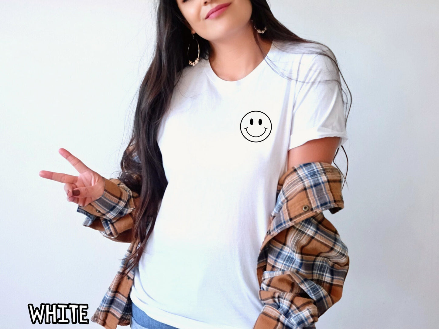 Smiley Face Tee, Smile Shirt, Happy T-Shirt, Smiley Face Shirt, Custom Shirt, Retro Smiley Face Shirt