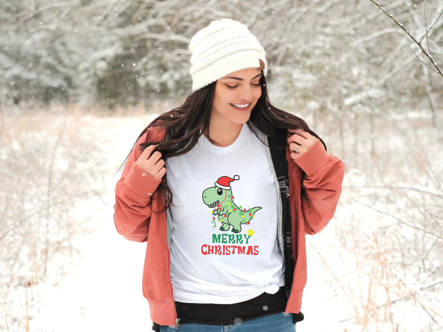 Dinosaur Christmas Shirt, Christmas Shirt for family, Christmas shirt, Shirts For Christmas, Cute Christmas, Holiday Tee