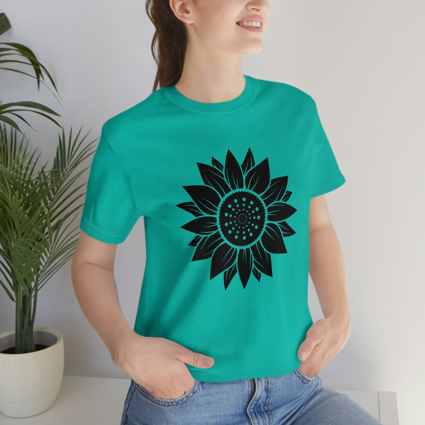 Sunflower Shirt, Floral Tee Shirt, Flower Shirt, Garden Shirt, Womens Summer Shirt, Sunflower Tshirt Sunflower Shirts, Good Vibes