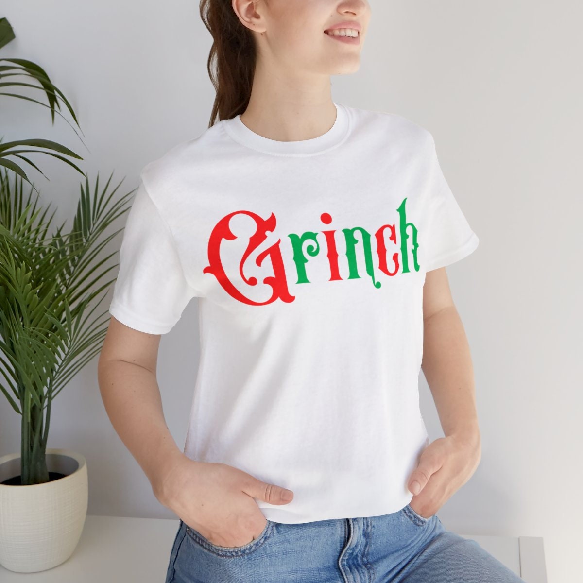 Grinch Shirt, Christmas T-Shirt, Holiday Grinch Shirts, Matching T-Shirts, Gift For Her