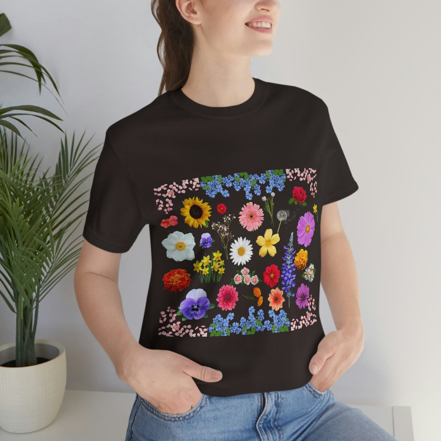 Wildflower Tshirt, Wild Flowers Shirt, Floral Tshirt, Flower Shirt, Gift for Women, Ladies Shirt