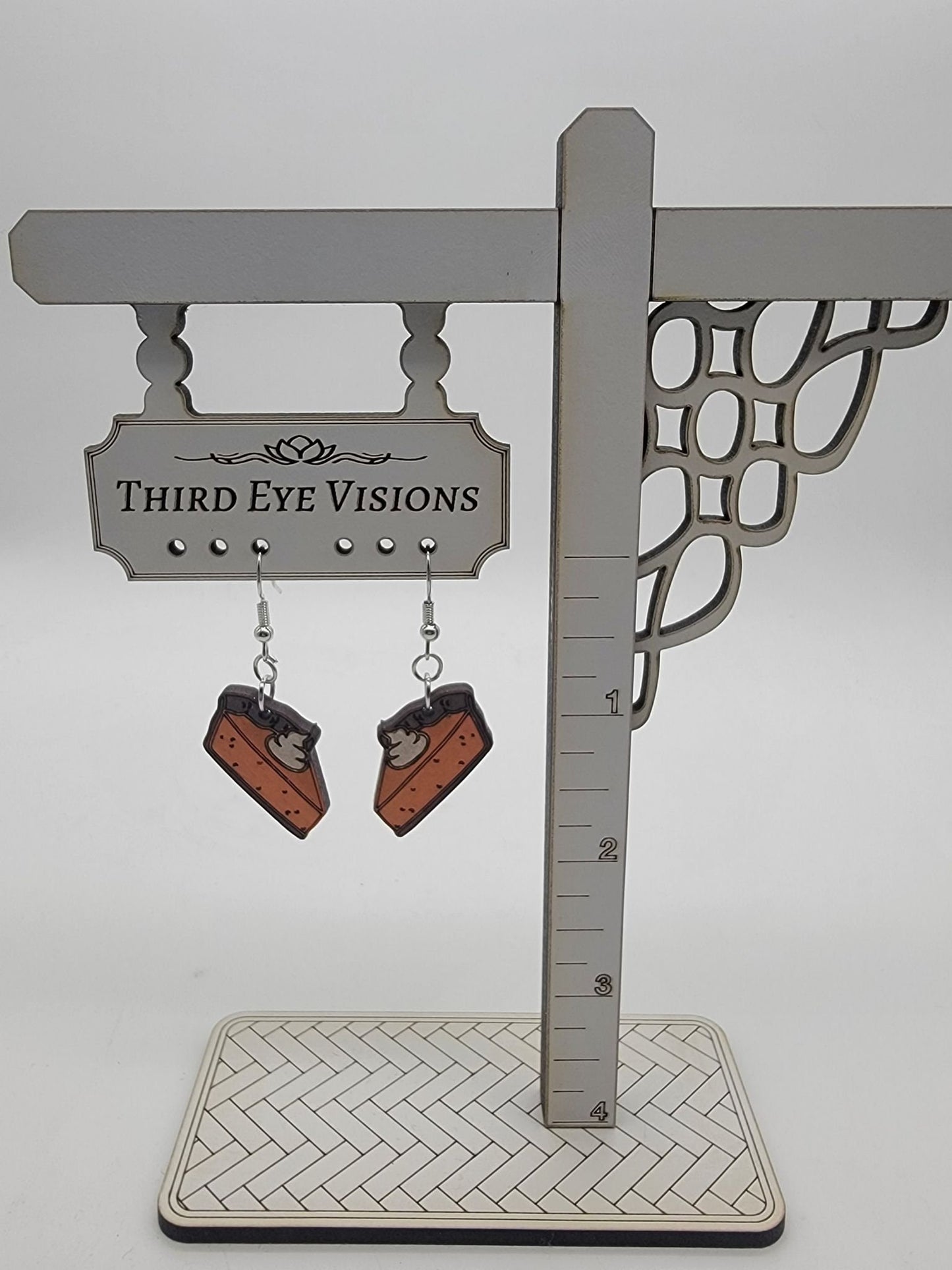 Pumpkin Pie, Sweet Potato Pie Dangle Earrings