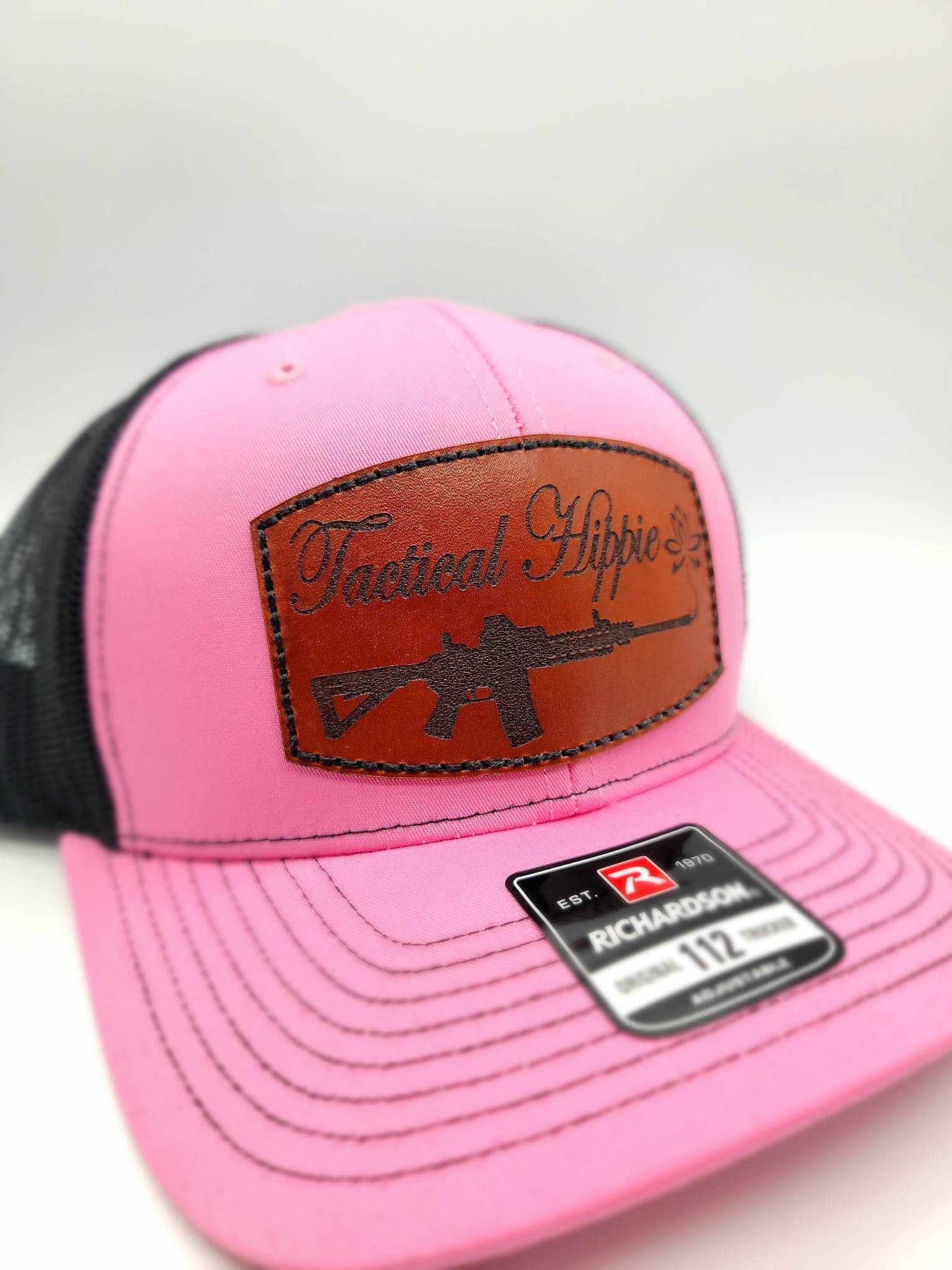 Tactical Hippie Leather Patch Hat