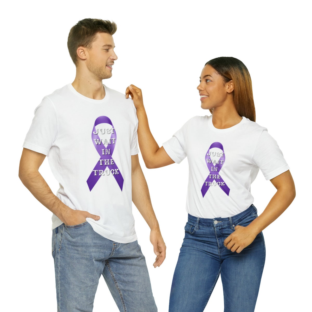 Domestic Violence Awareness Shirt - Just Wait In The Truck T-Shirt - Hardy