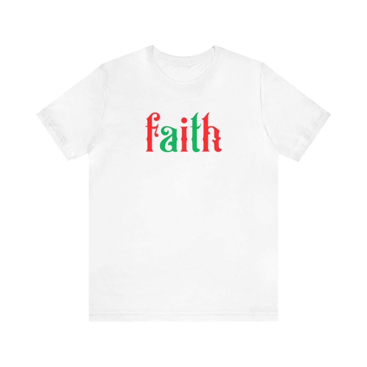 Faith Shirt, Christmas T-Shirt, Holiday Faith Shirts, Matching, T-Shirts, Git For Her